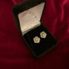 Earrings, Flower Diamond , 9 mm