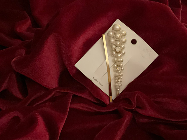 Hair Clip Luxury Mix Perle ( Set Of Two)